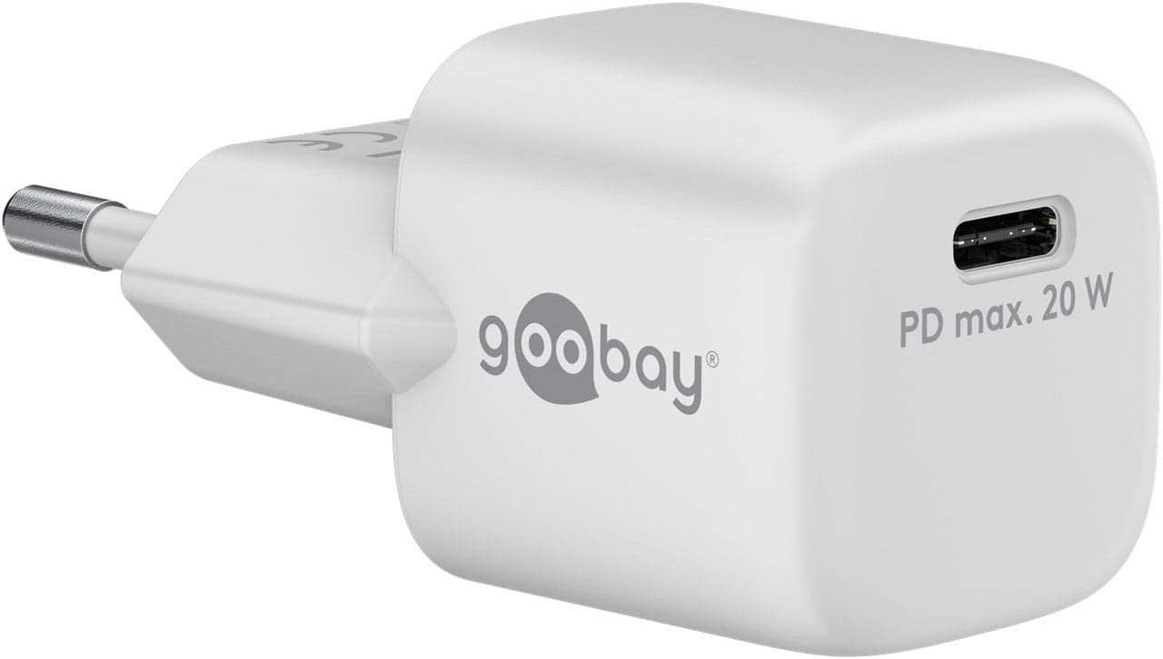 Alimentatore Caricatore Rapido USB-C&trade PD GaN Nano 20W 3A Bianco in Caricabatterie da muro Scontolo.net - Potenza, commercioVirtuoso.it