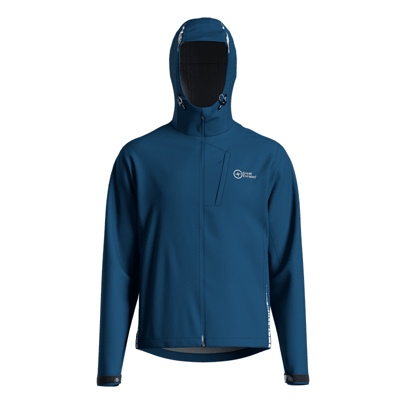 Great Escapes Maor Man rain jacket gibraltar sea