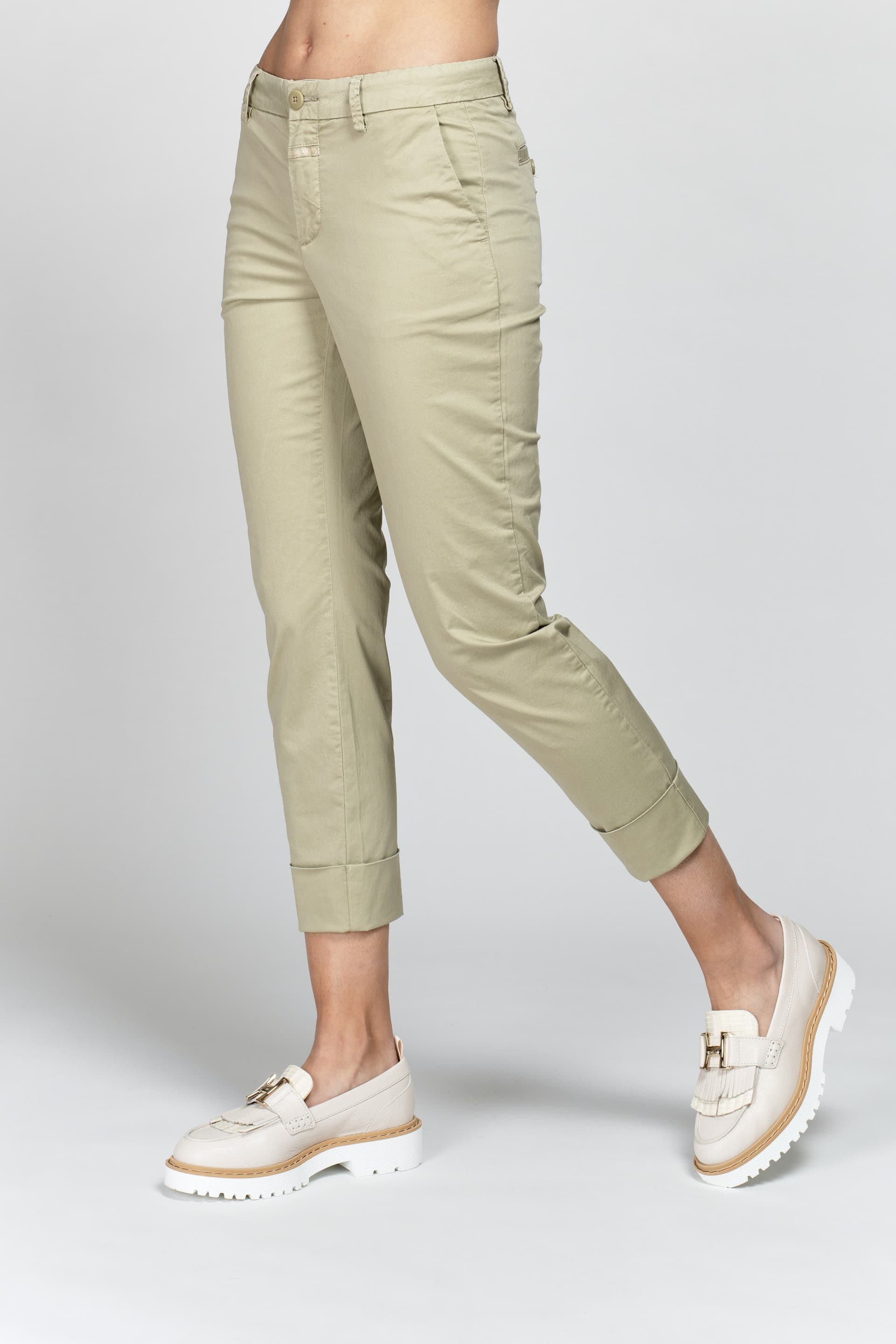Closed Pantaloni Kaki da donna in Pantaloni Drestige - Casamassima, commercioVirtuoso.it