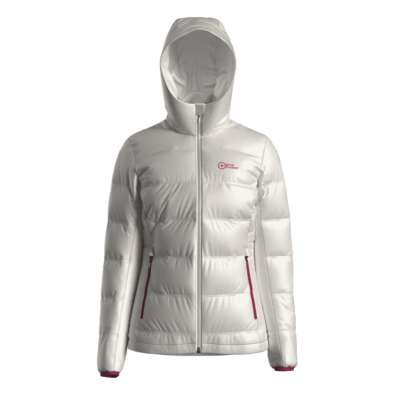 Great Escapes Rainy lady Padded jacket white alyssum in Giacche 3A Moda Mare Sport - Bellaria Igea Marina, commercioVirtuoso.it