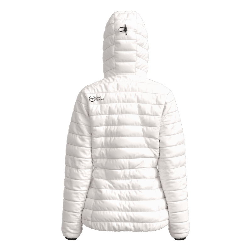 Great Escapes Gran Jorasses lady padded jacket white alyssum / vulcan in Giacche 3A Moda Mare Sport - Bellaria Igea Marina, commercioVirtuoso.it