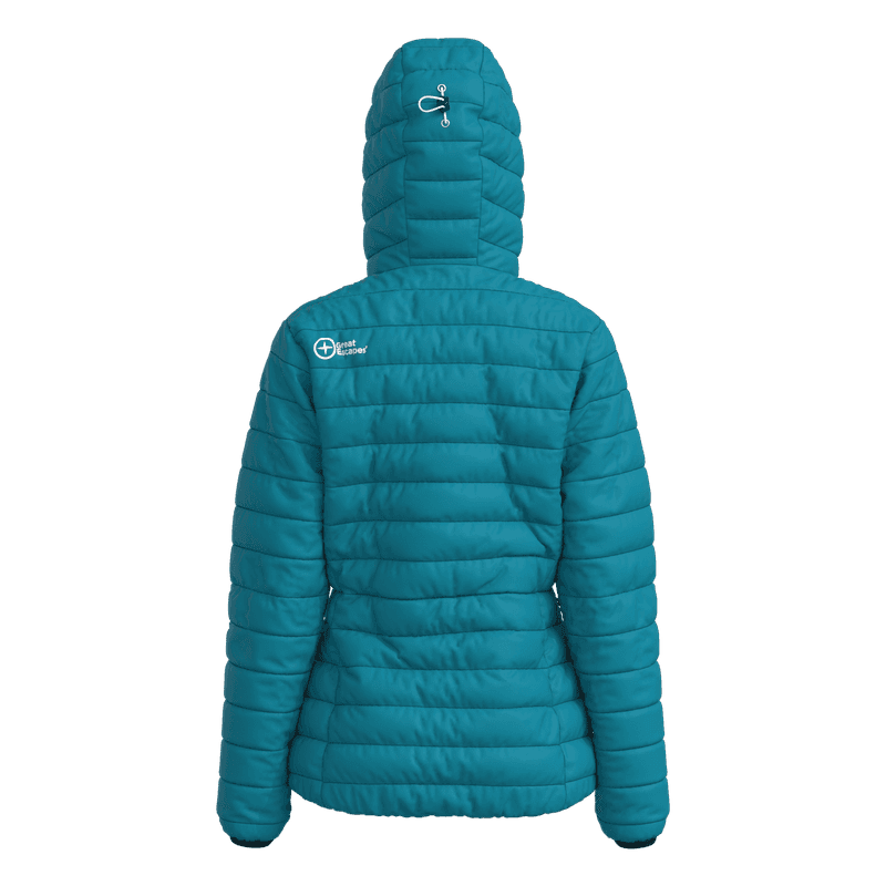 Great Escapes Gran Jorasses lady padded jacket enamel blue in Giacche 3A Moda Mare Sport - Bellaria Igea Marina, commercioVirtuoso.it