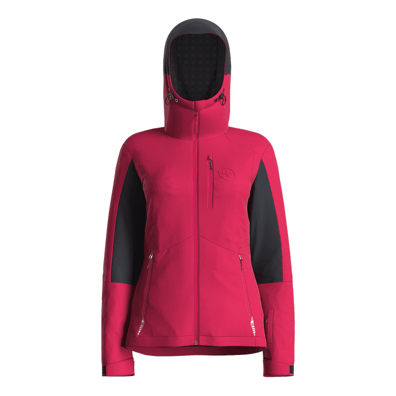 Great Escapes Noir EVO lady padded jacket persian red/black