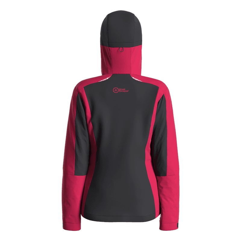 Great Escapes Noir EVO lady padded jacket persian red/black in Giacche sportive e tecniche 3A Moda Mare Sport - Bellaria Igea Marina, commercioVirtuoso.it