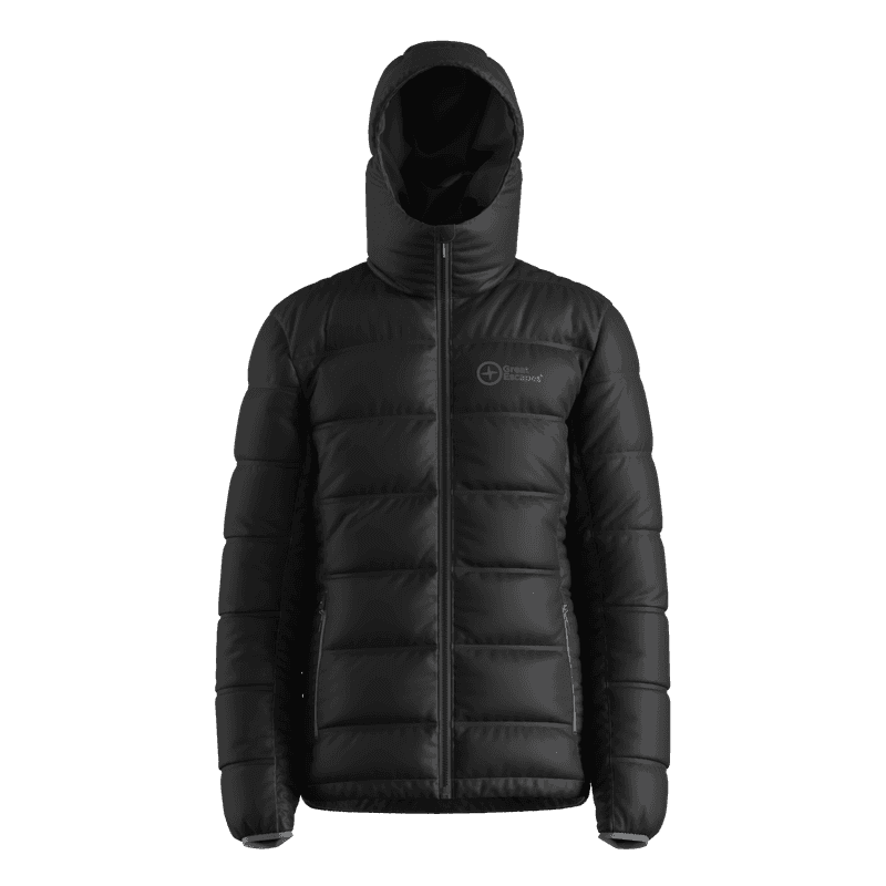 Great Escapes Rainy man padded jacket black