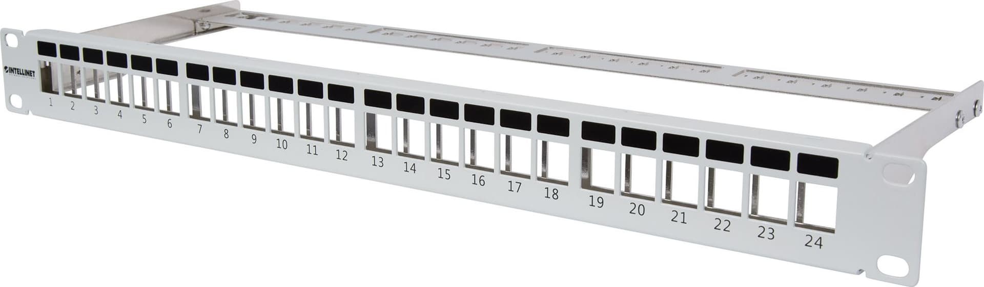 Pannello Patch Modulare Senza Frutti 24 Posti Grigio in Pannelli patch Ethernet Scontolo.net - Potenza, commercioVirtuoso.it
