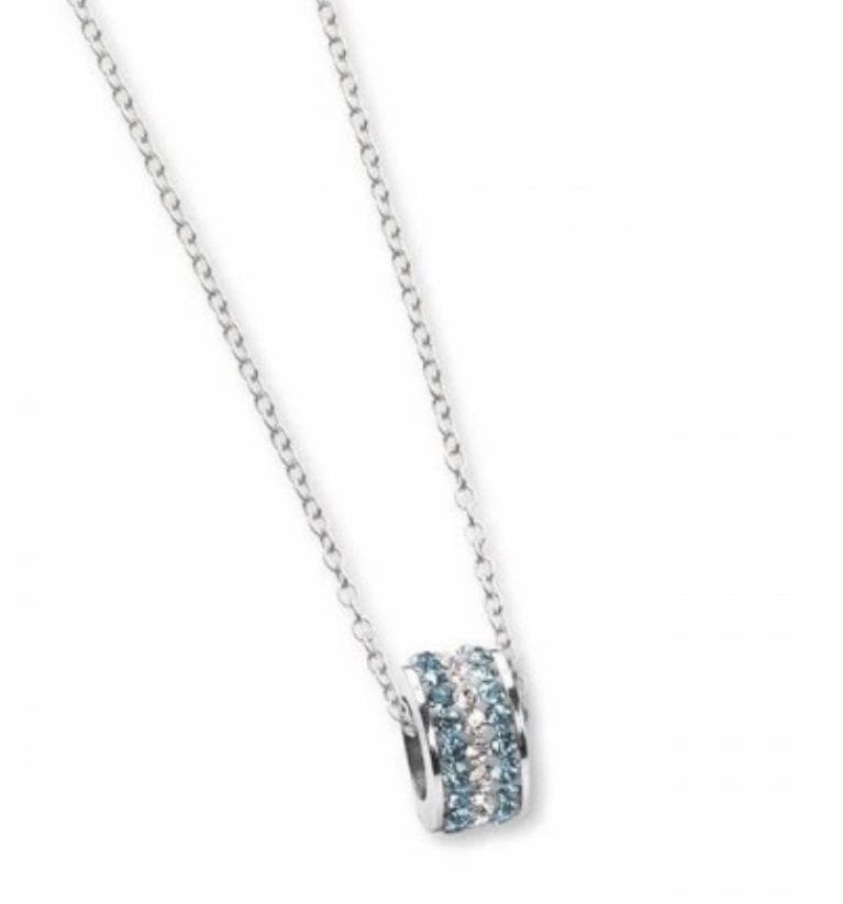 BOCCADAMO - Collana con passante in strass celesti e boreali in Collane Alba Gioielli - Casoria, commercioVirtuoso.it