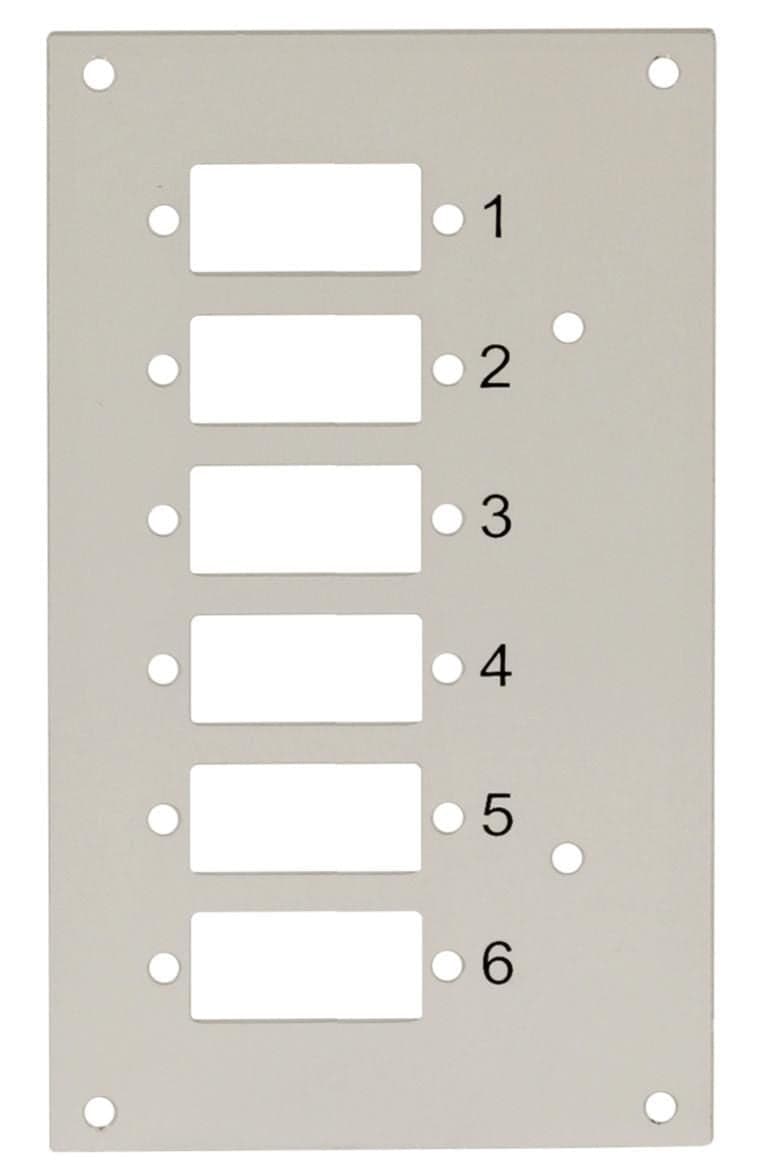 Pannello Frontale 6 Connessioni SC-Duplex per Box Ottico in Pannelli solari Scontolo.net - Potenza, commercioVirtuoso.it