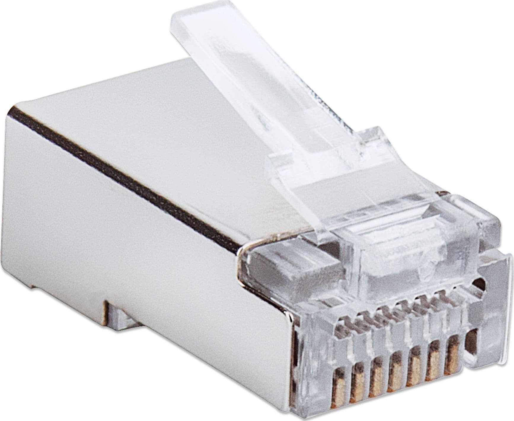 Confezione 100 Plug modulari RJ45 passanti Cat5e FastCrimp in Pannelli patch Ethernet Scontolo.net - Potenza, commercioVirtuoso.it