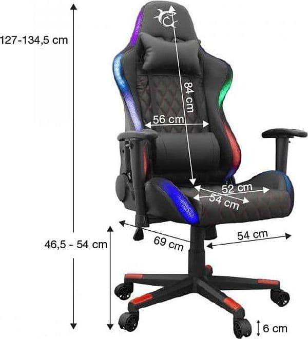 Sedia da Gioco Thunderbolt RGB Nero in Sedie Gaming Scontolo.net - Potenza, commercioVirtuoso.it