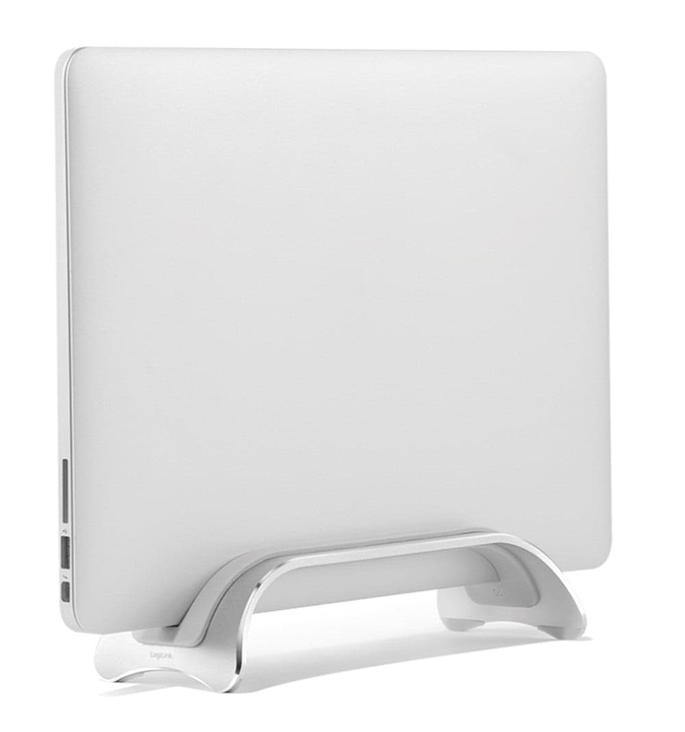 Supporto Notebook Verticale per MacBook 11''-15'' in Alluminio con 3 inserti di regolazione intercambiabili in  Scontolo.net - Potenza, commercioVirtuoso.it