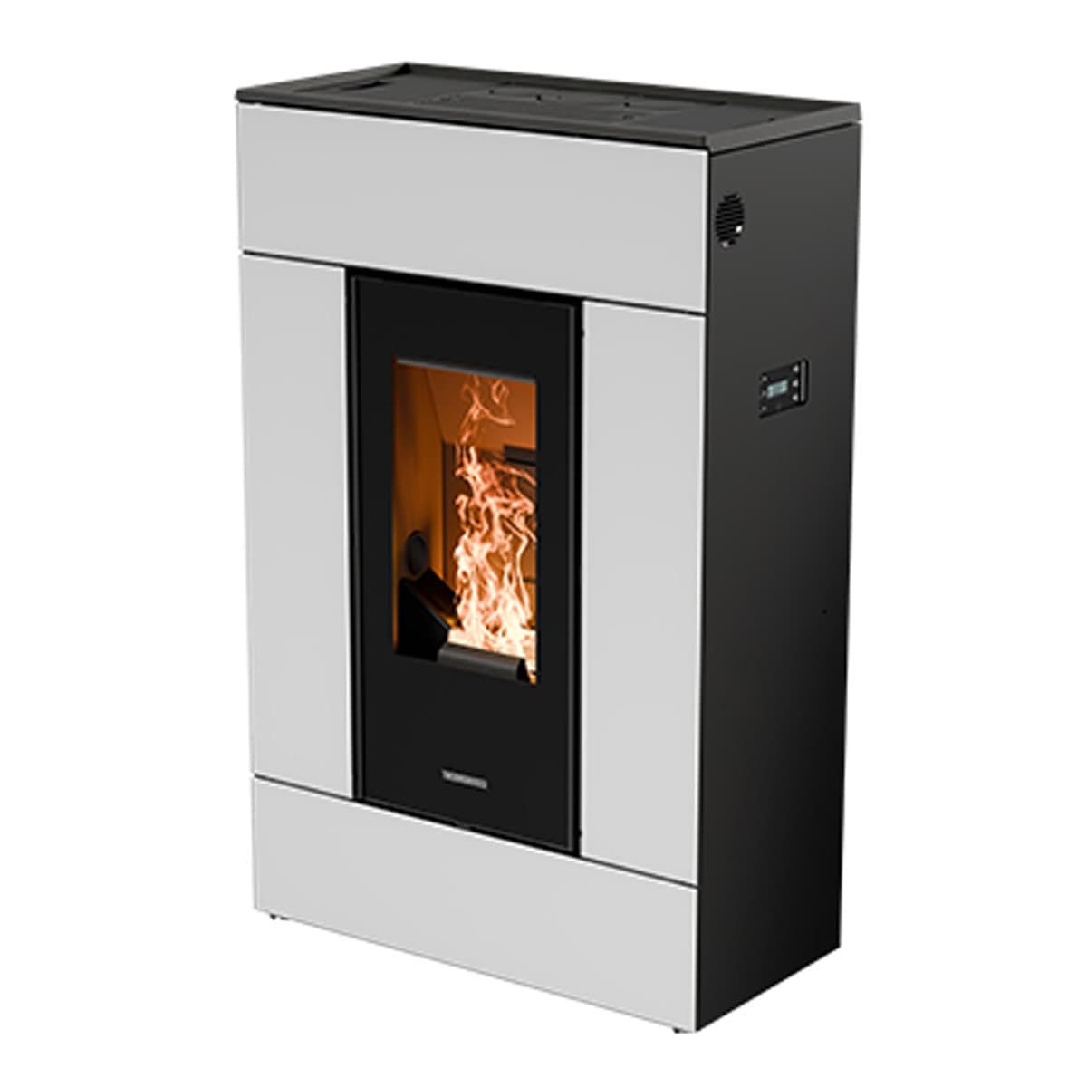 Thermorossi Stufa a Pellet Canalizzabile SlimQuadro Lumia 10.8kW in Candele di accensione Masterbrico - Longobardi, commercioVirtuoso.it