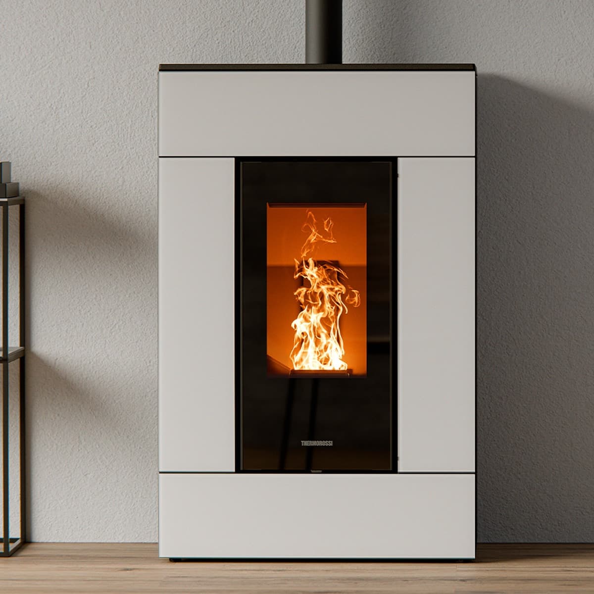 Thermorossi Stufa a Pellet Canalizzabile SlimQuadro Lumia 10.8kW in Candele di accensione Masterbrico - Longobardi, commercioVirtuoso.it