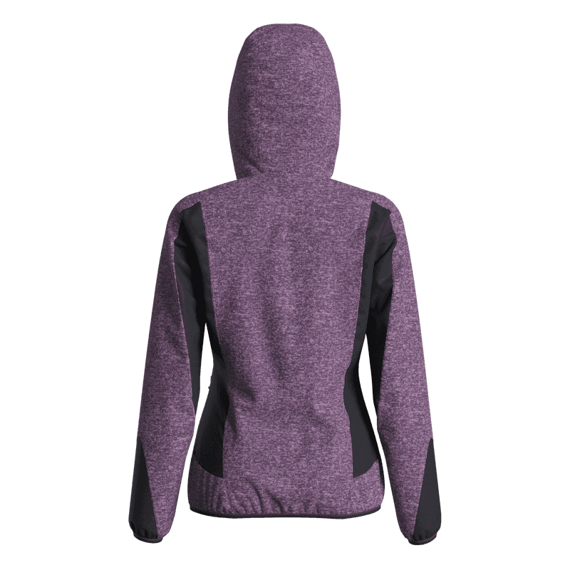 Great Escapes Lucy lady wool look fleece chinese violet/vulcan in Felpe senza cappuccio 3A Moda Mare Sport - Bellaria Igea Marina, commercioVirtuoso.it