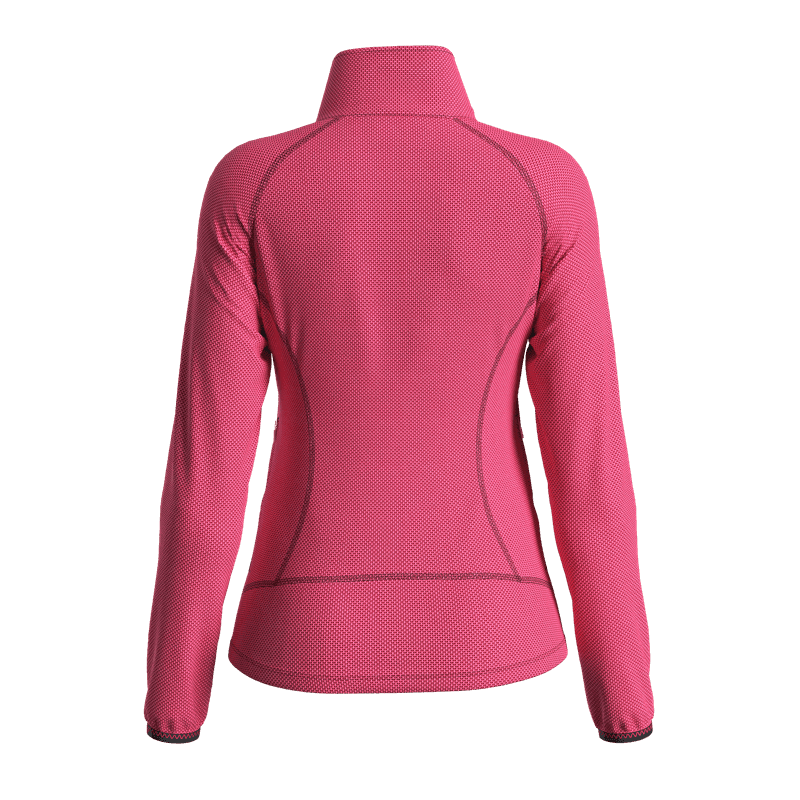 Great Escapes ADAMELLO lady light fleece halfa zip raspberry in Felpe con cappuccio 3A Moda Mare Sport - Bellaria Igea Marina, commercioVirtuoso.it