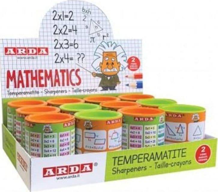 Temperamatite Contenitore latta 2 fori MATHEMATICS Arda in Temperamatite Scontolo.net - Potenza, commercioVirtuoso.it