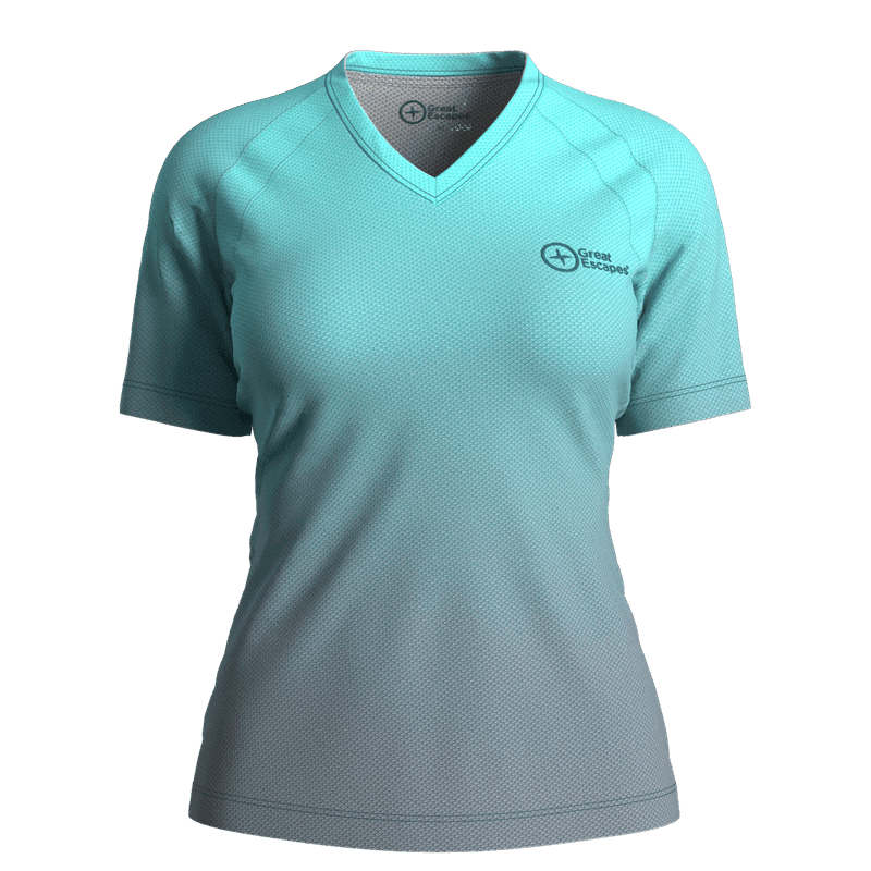 Great Escapes Dru lady t-shirt calypso ceramic/gibraltar sea