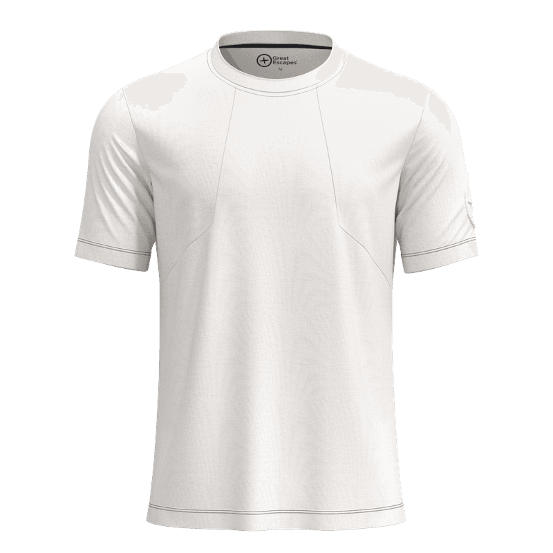 Great Escapes Terra man t-shirt T white alyssum