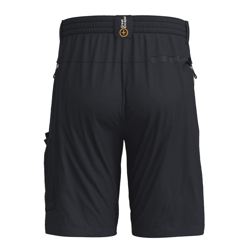 Great Escapes Charly man Short black in Pantaloncini 3A Moda Mare Sport - Bellaria Igea Marina, commercioVirtuoso.it
