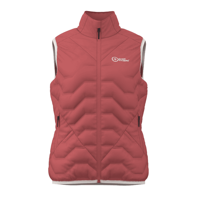 Great Escapes Vassar evo lady padded vest mineral red