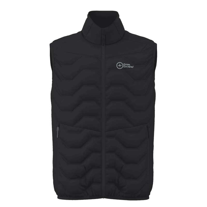 Great Escapes Vassar evo man padded vest black