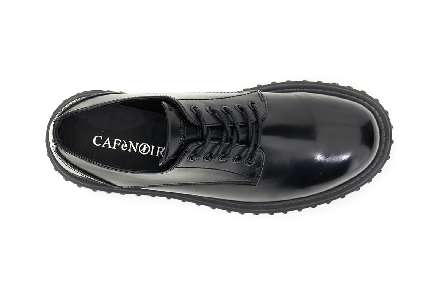 DERBY IN SINTETICO EFFETTO PELLE SPAZZOLATA in Lucido per scarpe 3A Moda Mare Sport - Bellaria Igea Marina, commercioVirtuoso.it
