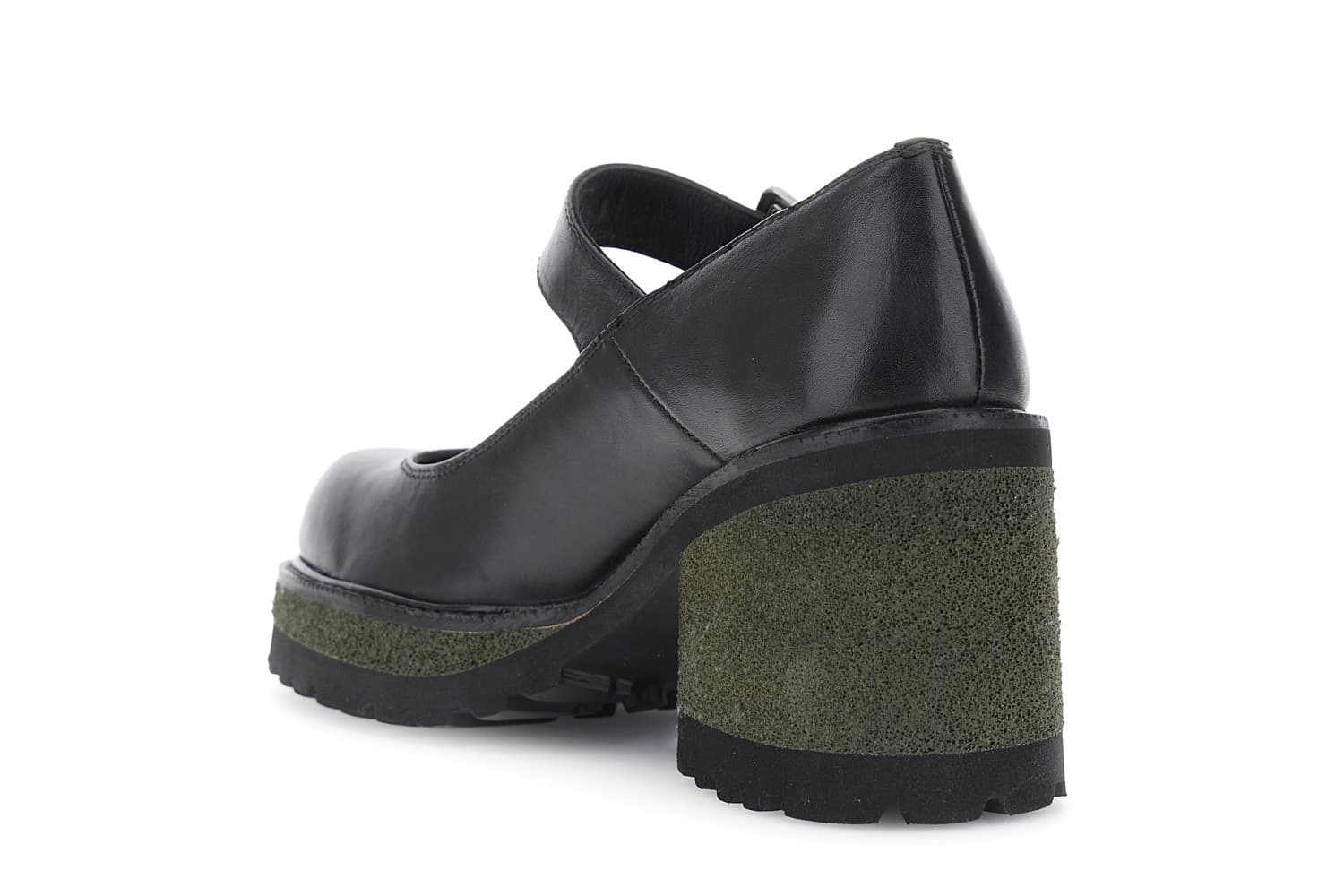 DÉCOLLETÉ IN PELLE CON FIBBIA in Scarpe col tacco 3A Moda Mare Sport - Bellaria Igea Marina, commercioVirtuoso.it