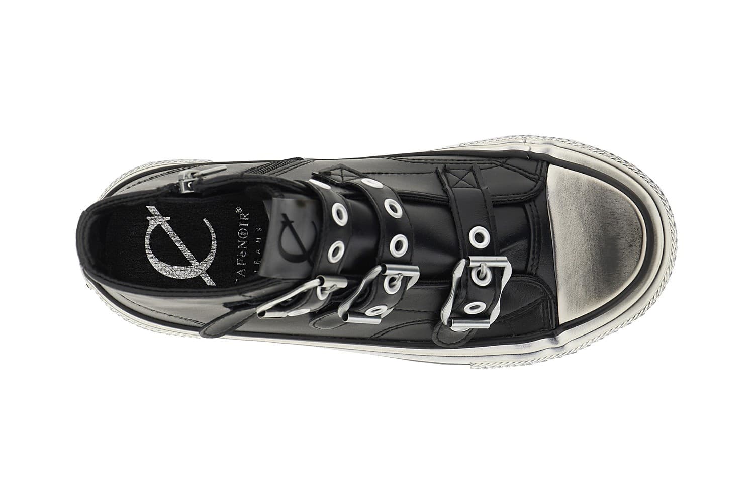 SNEAKERS MID 3 FIBBIE IN SIMILPELLE in Sneaker casual 3A Moda Mare Sport - Bellaria Igea Marina, commercioVirtuoso.it