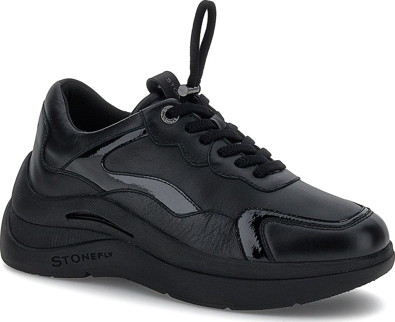 Stonefly sneakers donna Rocha 5 in nappa nero 221676 in Sneaker casual Teresi Calzature - Marsala, commercioVirtuoso.it