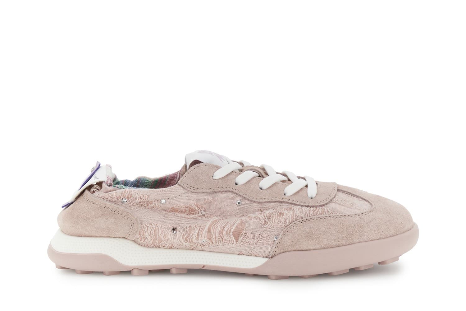 SNEAKERS ALLACCIATA IN TESSUTO E PELLE SCAMOSCIATA in Sneaker casual 3A Moda Mare Sport - Bellaria Igea Marina, commercioVirtuoso.it