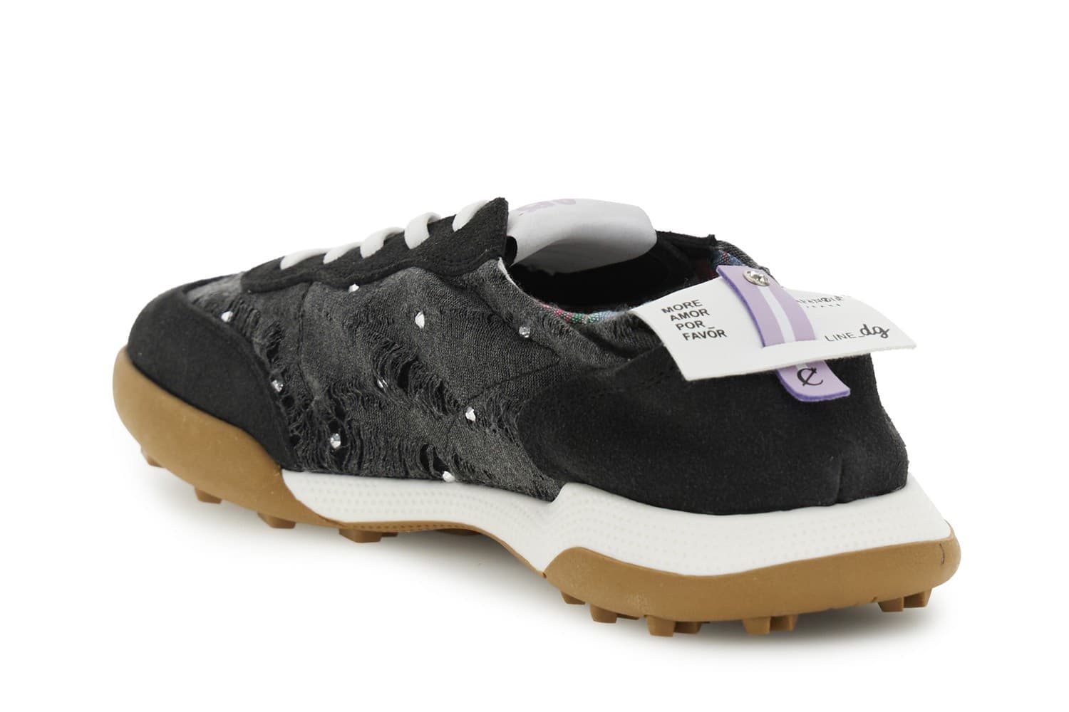 SNEAKERS ALLACCIATA IN TESSUTO E PELLE SCAMOSCIATA in Sneaker casual 3A Moda Mare Sport - Bellaria Igea Marina, commercioVirtuoso.it
