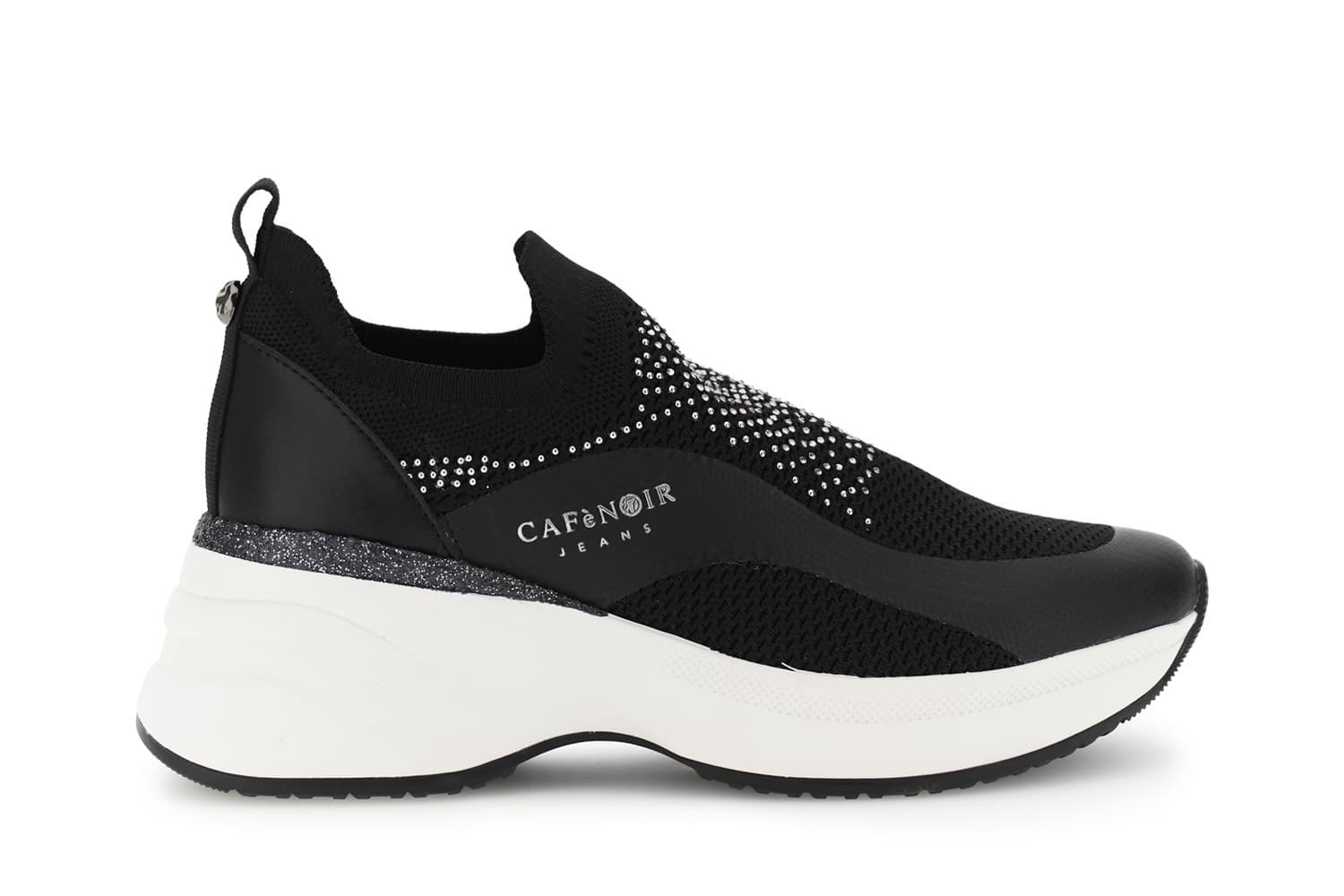 RUNNING SLIP ON IN TESSUTO ELASTICIZZATO CON STRASS in Scarpe da corsa su strada 3A Moda Mare Sport - Bellaria Igea Marina, commercioVirtuoso.it