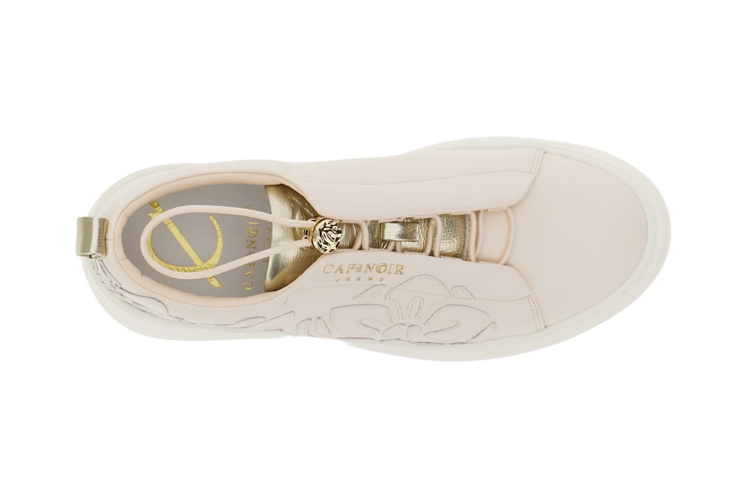 SNEAKER IN PELLE RIVESTITA CON ELASTICIE FIORI in Scarpe da corsa su strada 3A Moda Mare Sport - Bellaria Igea Marina, commercioVirtuoso.it