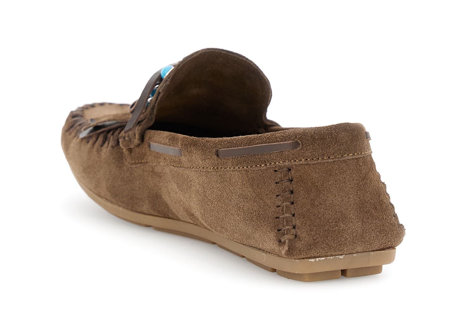 MOCASSINO IN PELLE SCAMOSCIATA CON FRANGIA in Loafer e mocassini 3A Moda Mare Sport - Bellaria Igea Marina, commercioVirtuoso.it