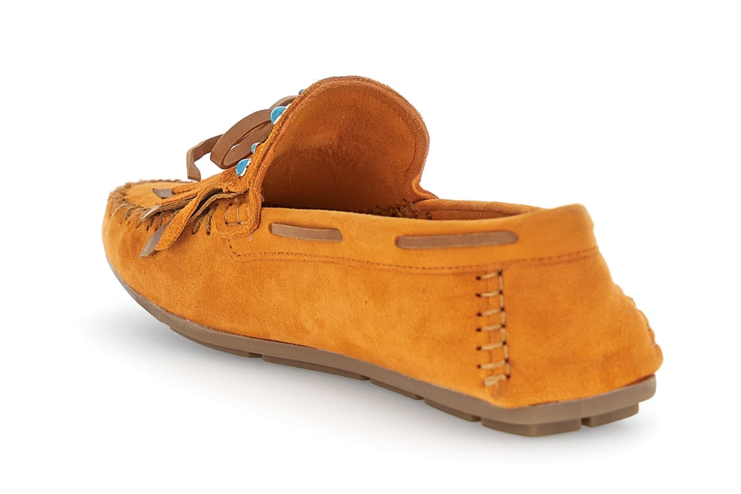 MOCASSINO IN PELLE SCAMOSCIATA CON FRANGIA in Loafer e mocassini 3A Moda Mare Sport - Bellaria Igea Marina, commercioVirtuoso.it