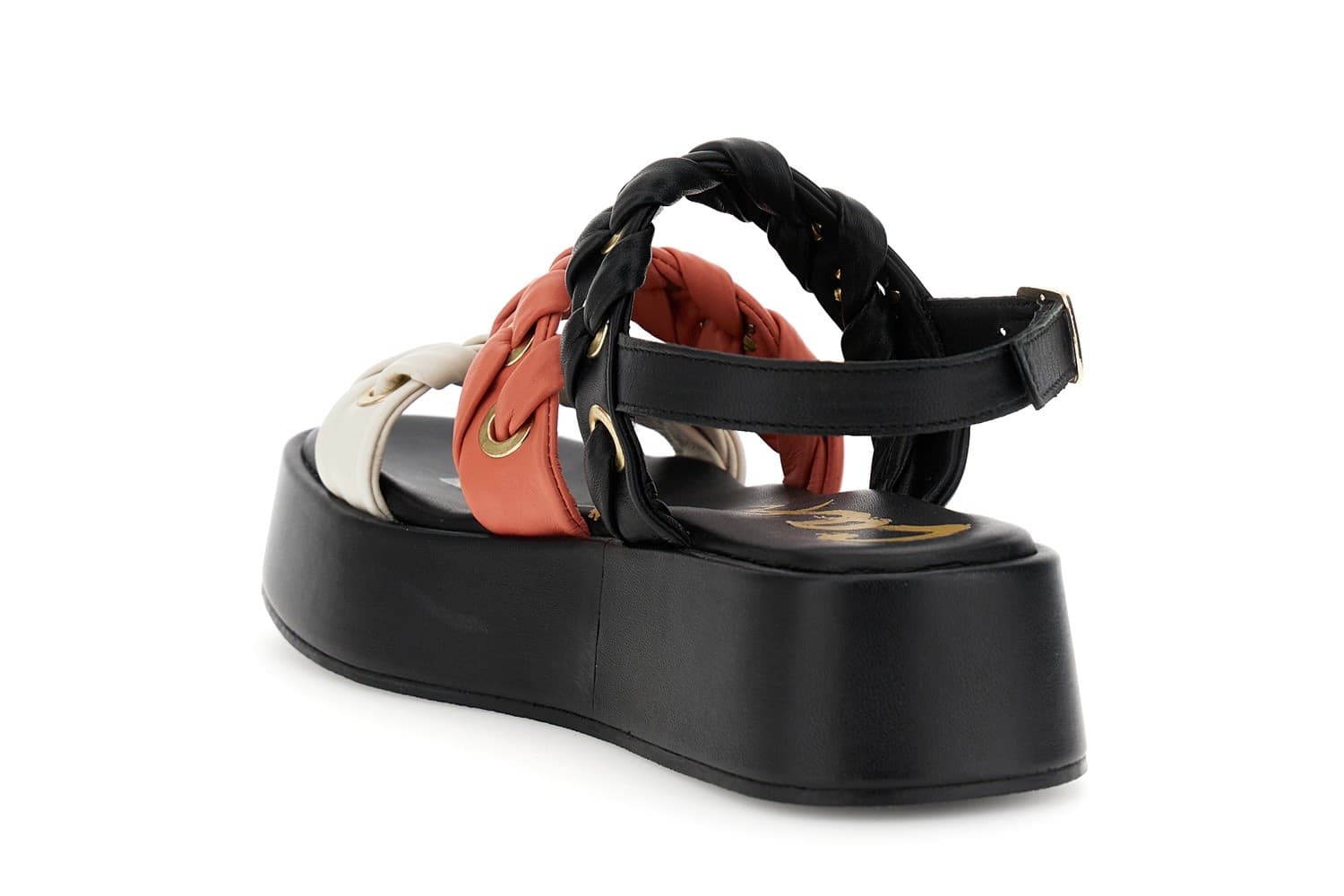 SANDALO 3 FASCE IN NAPPA CON OCCHIELLI E INFILATURA in Infradito e ciabatte da spiaggia 3A Moda Mare Sport - Bellaria Igea Marina, commercioVirtuoso.it