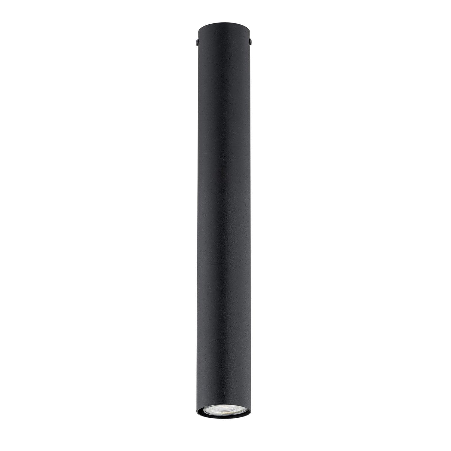 Plafoniera Moderna Faretto Tecno 1 Luce Acciaio Nero 45 Cm in Faretti da soffitto LuceArt - Montecorvino Pugliano, commercioVirtuoso.it
