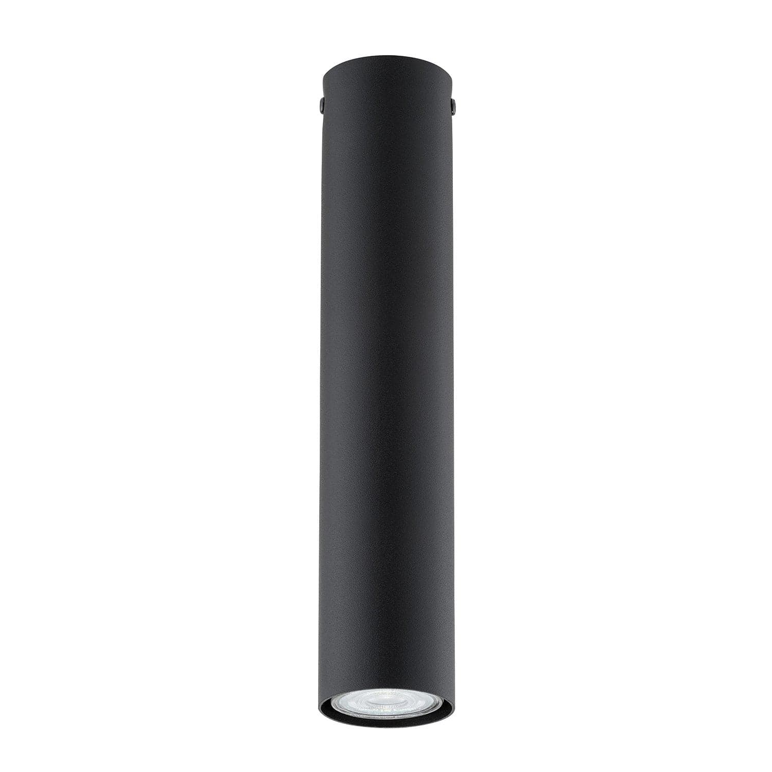 Plafoniera Moderna Faretto Tecno 1 Luce Acciaio Nero 30 Cm in Faretti da soffitto LuceArt - Montecorvino Pugliano, commercioVirtuoso.it