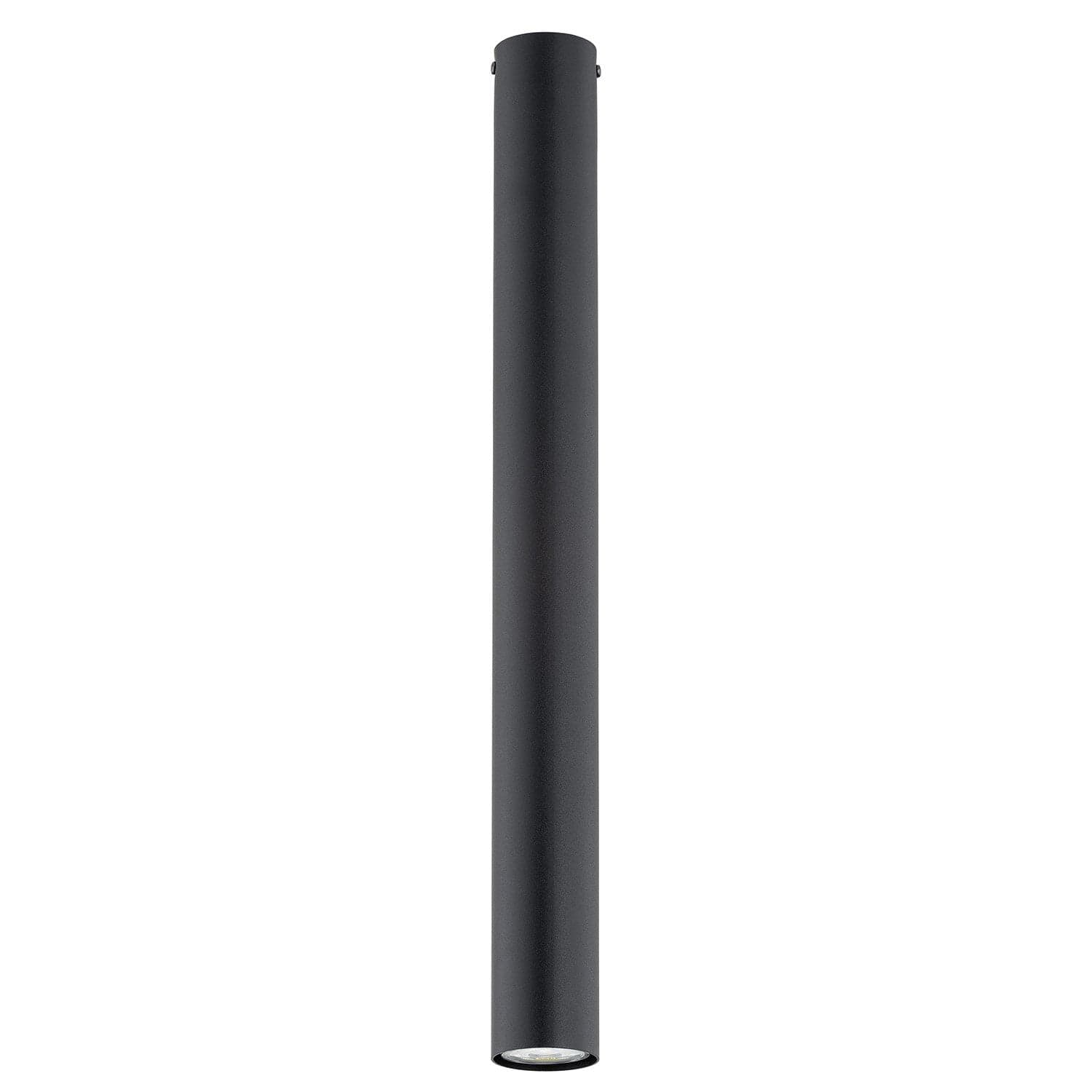 Plafoniera Moderna Faretto Tecno 1 Luce Acciaio Nero 60 Cm in Faretti da soffitto LuceArt - Montecorvino Pugliano, commercioVirtuoso.it