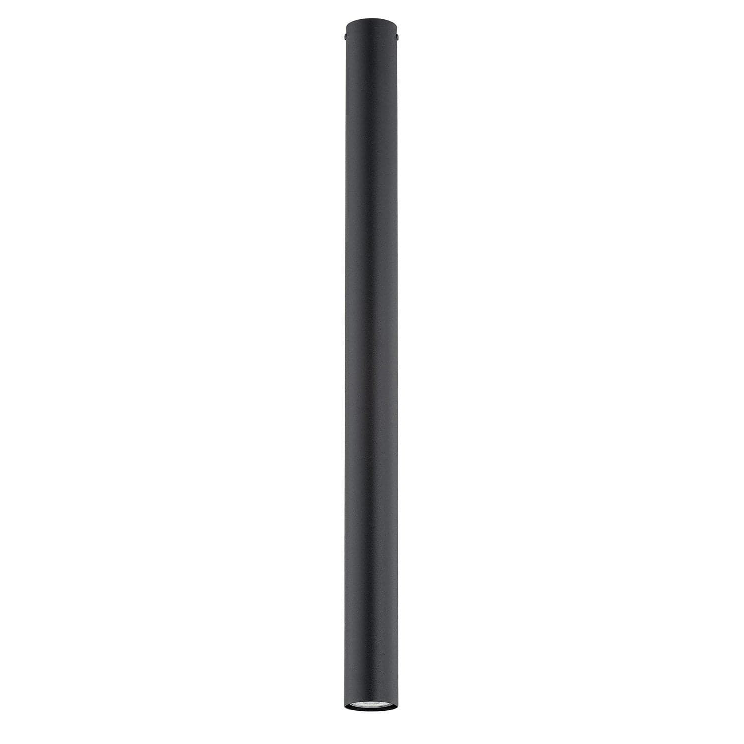 Plafoniera Moderna Faretto Tecno 1 Luce Acciaio Nero 80 Cm in Faretti da soffitto LuceArt - Montecorvino Pugliano, commercioVirtuoso.it