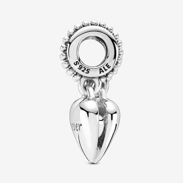 Pandora Charm pendente con due cuori Zia e nipote in Bead Charm Alba Gioielli - Casoria, commercioVirtuoso.it