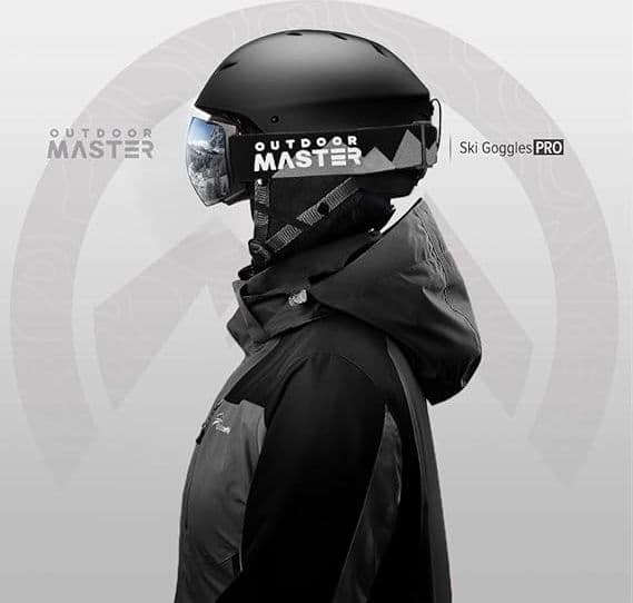OutdoorMaster Maschera Sci Pro con Lenti Magnetiche Intercambiabili, Polarizzate HD, UV400 Nero in prodotto 3A Moda Mare Sport - Bellaria Igea Marina, commercioVirtuoso.it
