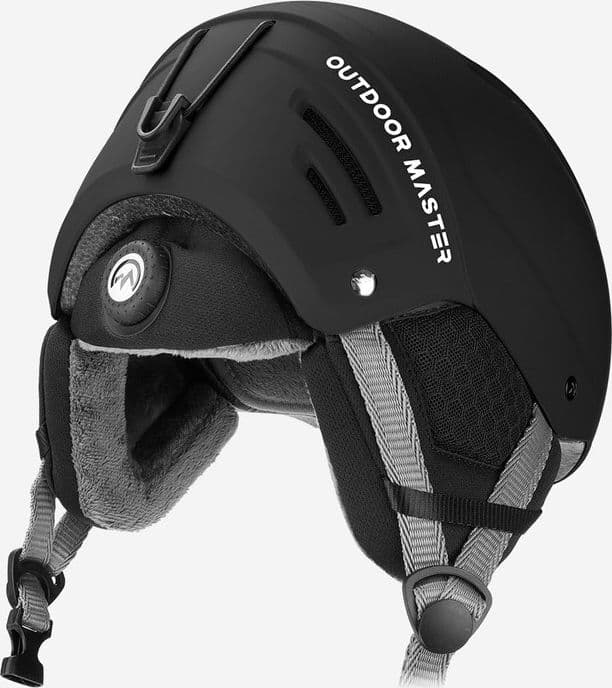 OutdoorMaster Casco Sci Kelvin II Nero Unisex Ventilato con Fodera Rimovibile in prodotto 3A Moda Mare Sport - Bellaria Igea Marina, commercioVirtuoso.it