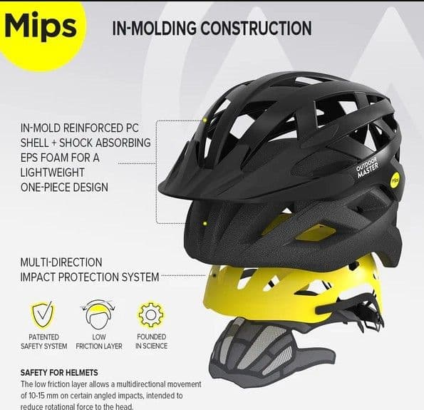 Casco da Ciclismo GEM con MIPS, Ventilazione Avanzata e Vestibilità Regolabile Nero in Caschi a 360° 3A Moda Mare Sport - Bellaria Igea Marina, commercioVirtuoso.it