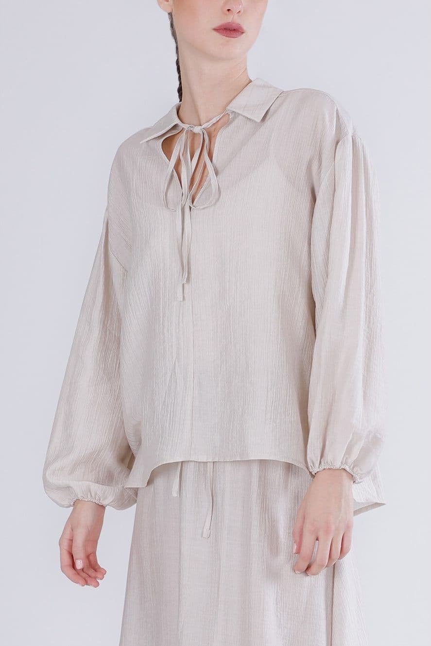 BLUSA TESSUTO ARRICCIATO in Bluse e camicie 3A Moda Mare Sport - Bellaria Igea Marina, commercioVirtuoso.it
