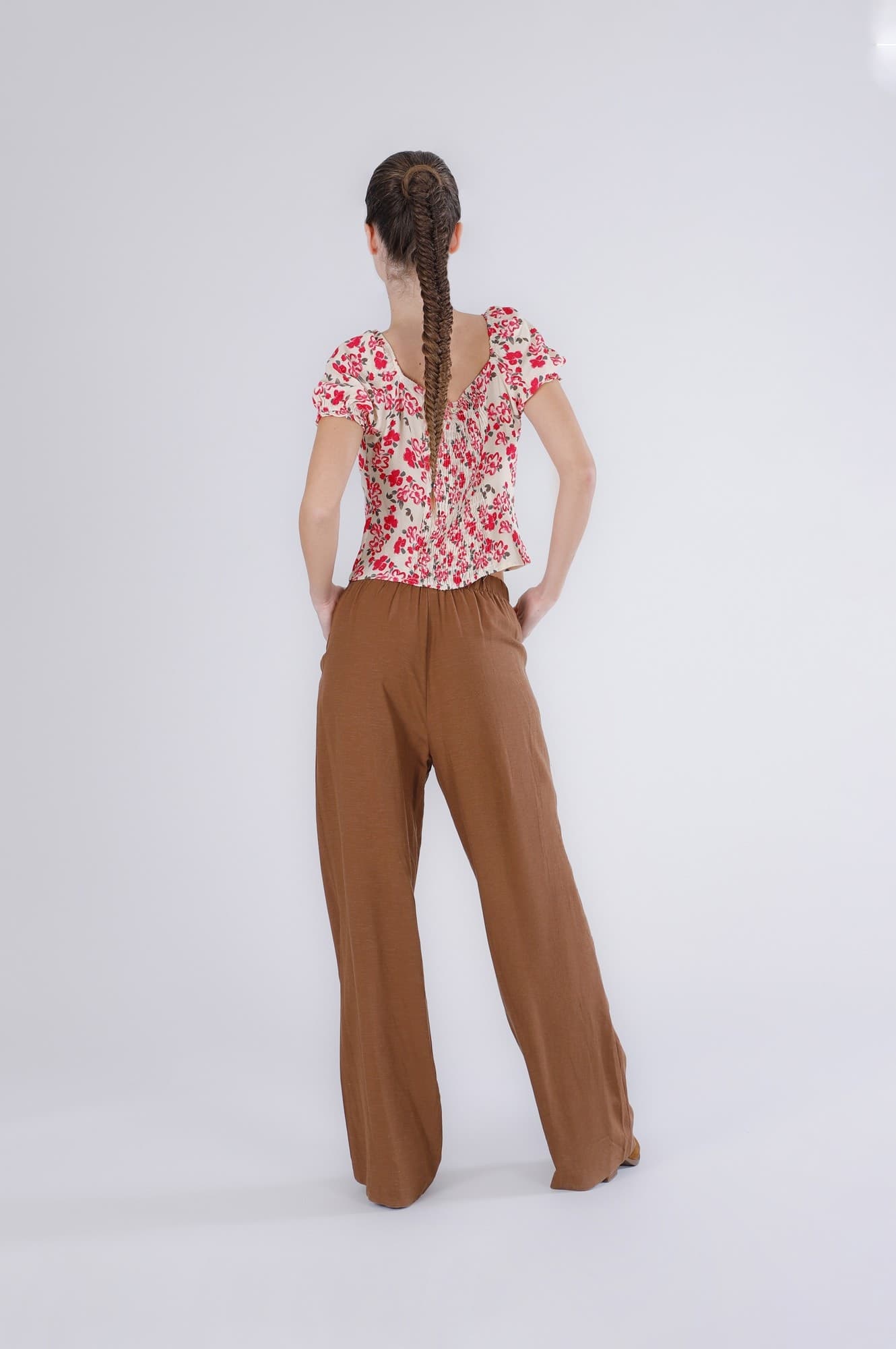 PANTALONE PALAZZO MISTOLINO in Pantaloni 3A Moda Mare Sport - Bellaria Igea Marina, commercioVirtuoso.it