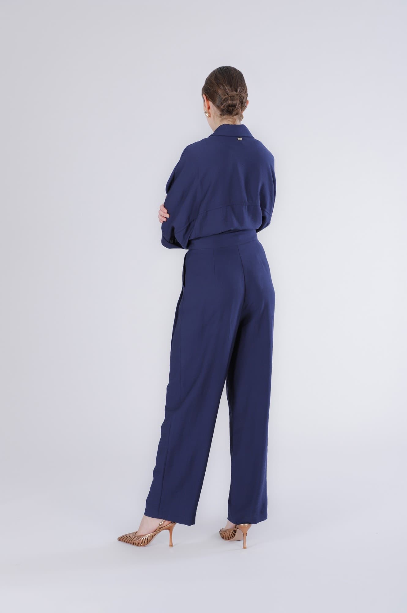PANTALONE PALAZZO MISTOLINO in Pantaloni 3A Moda Mare Sport - Bellaria Igea Marina, commercioVirtuoso.it