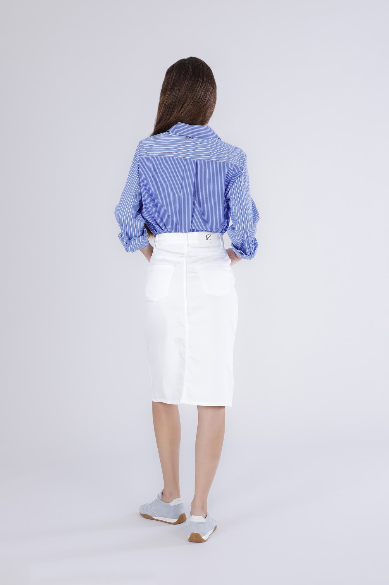 GONNA CON SPACCO DAVANTI IN BULL DENIM in Gonne 3A Moda Mare Sport - Bellaria Igea Marina, commercioVirtuoso.it