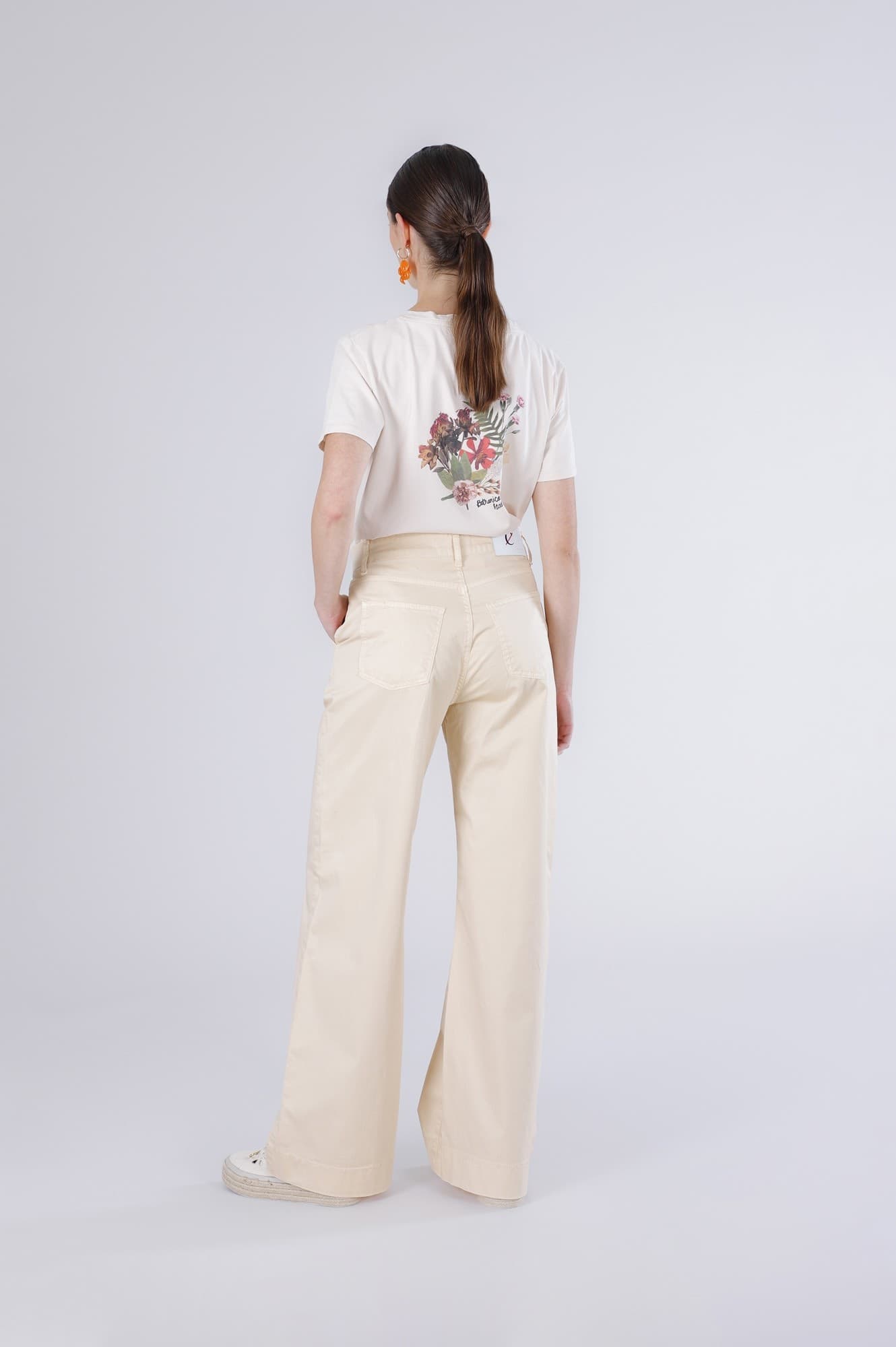 PANTALONE WIDE LEG TINTO CAPO in Pantaloni 3A Moda Mare Sport - Bellaria Igea Marina, commercioVirtuoso.it