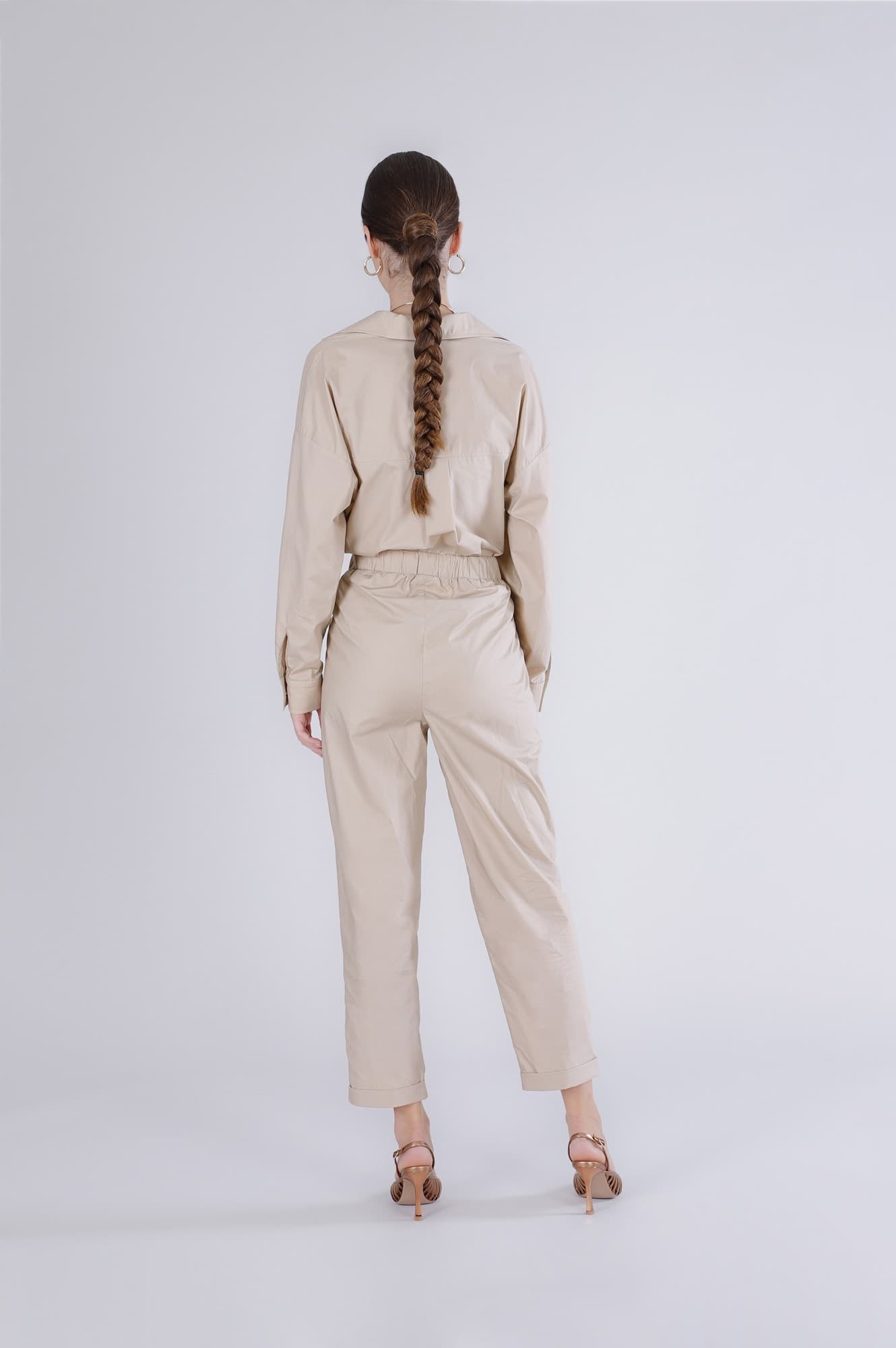 PANTALONE TIPO JOGGER IN POPELINE in Pantaloni sportivi 3A Moda Mare Sport - Bellaria Igea Marina, commercioVirtuoso.it